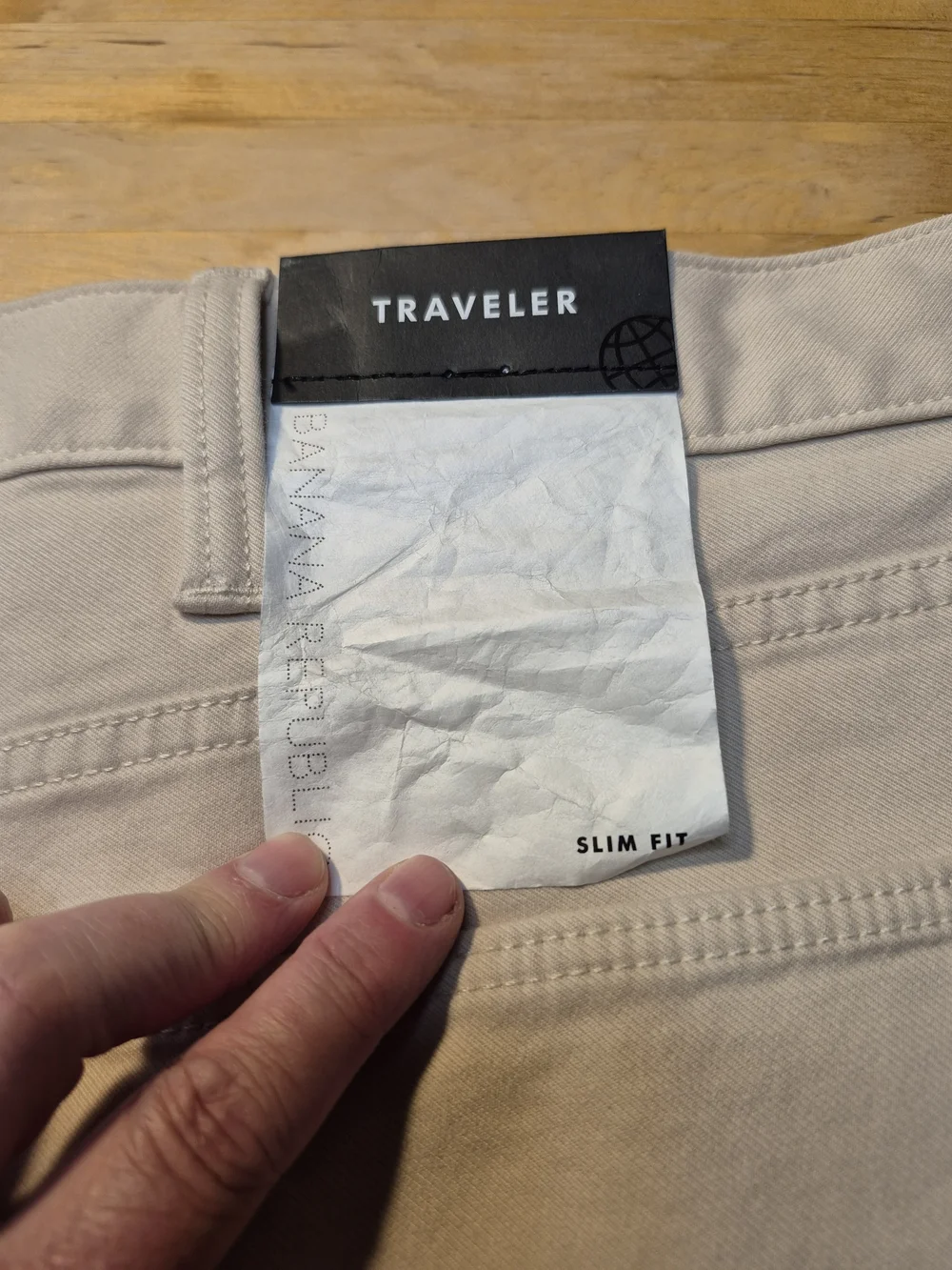 Banana Republic clean off